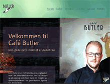 Tablet Screenshot of cafebutler.dk